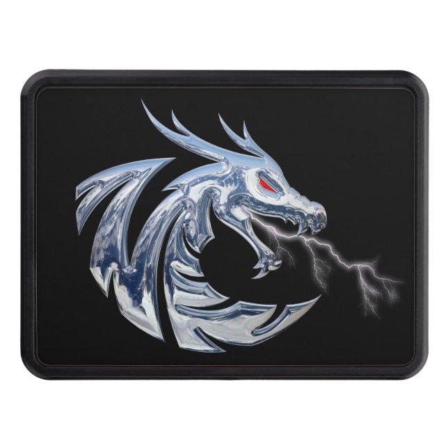 Roaring Dragon Lightning Hitch Cover (Front)