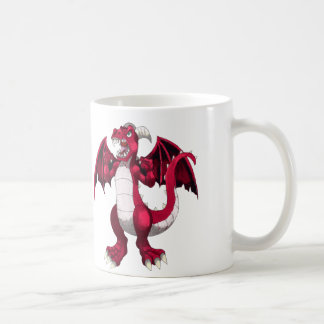 Roaring Dragon Red Coffee Mug