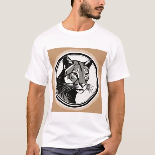 Roaring Elegance The White Tiger T_Shirt T_Shirt