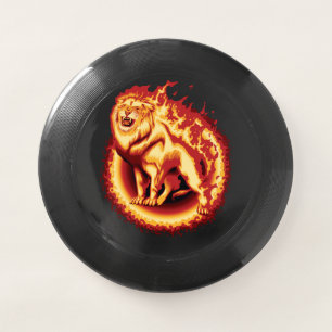 Roaring Fire Lion Wham-O Frisbee