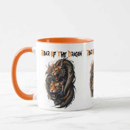 Roaring Flame Tiger_Dragon Hybrid Mug