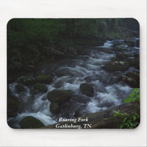 Roaring Fork _ Gatlinburg TN Mouse Pad