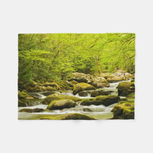 Roaring Fork in Spring Fleece Blanket