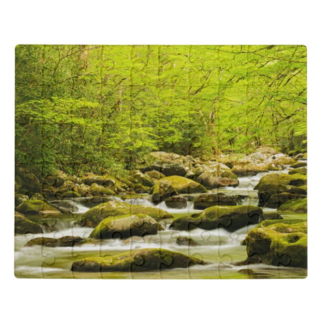 Roaring Fork in Spring Jigsaw Puzzle (Puzzle Horizontal)