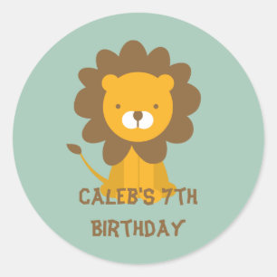 Roaring Fun Favor Sticker or Envelope Seal