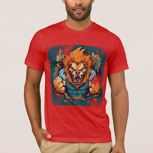 Roaring Fury Unleash the Beast within T_Shirt