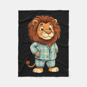 Roaring Giggles_ Lion In Pajama Costume For Sleepy Fleece Blanket