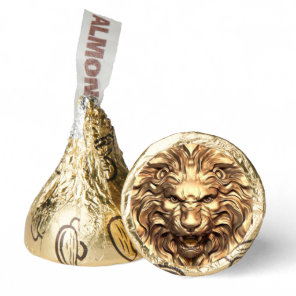 Roaring Gold Lion Head Hershey's Candy Favors