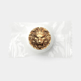 Roaring Gold Lion Head Hershey's Candy Favors