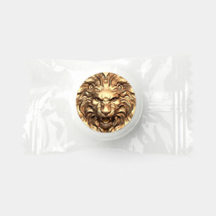 Roaring Gold Lion Head Hershey's Candy Favors