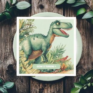 Roaring Good Time Dinosaur Party Napkins