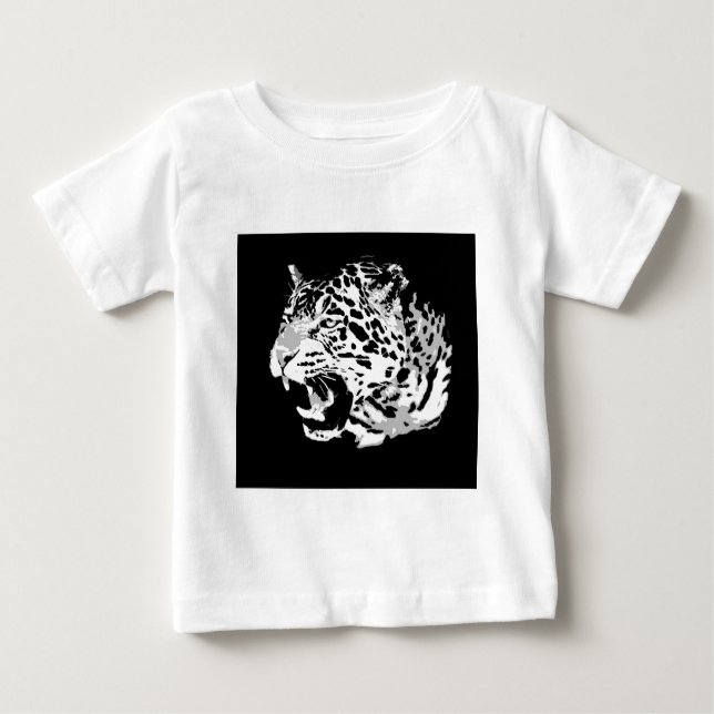 Roaring Jaguar Baby T-Shirt (Front)