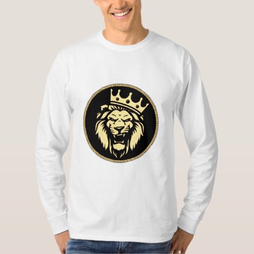 Roaring King Lion T_Shirt