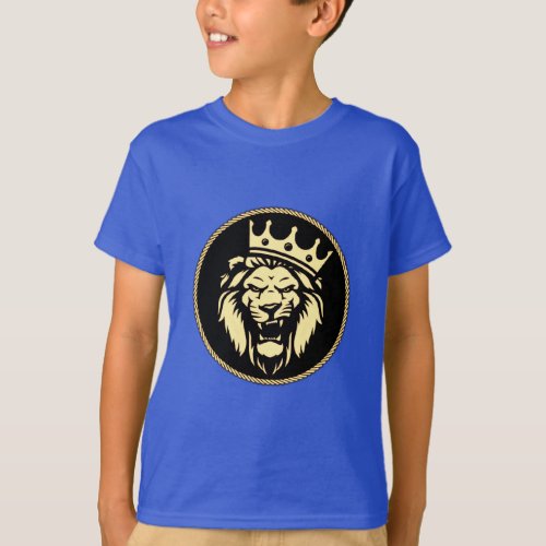 Roaring King Lion T_Shirt