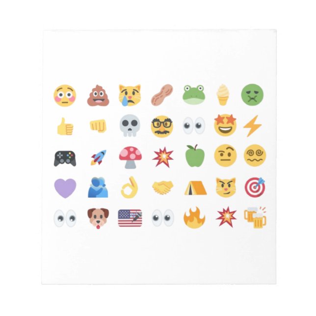 Roaring Kitty 35 Emoji Timeline GME MOASS DFV meme Notepad (Front)