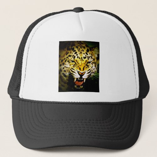Roaring Leopard Trucker Hat