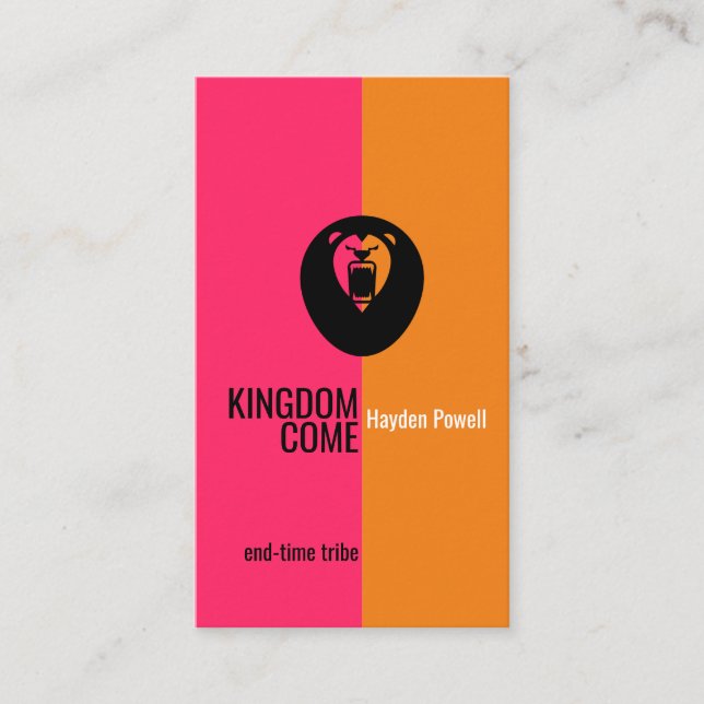 Roaring Lion Business Card (Front)