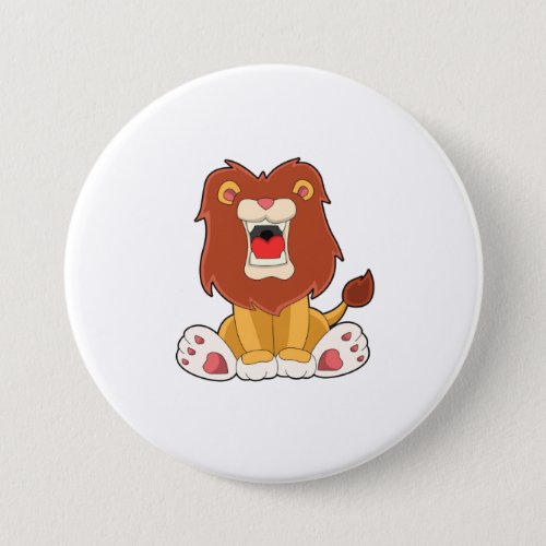 Roaring lion button