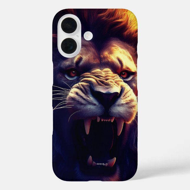 Roaring Lion Case-Mate iPhone Case (Back)