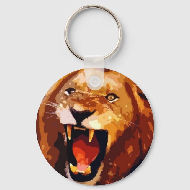 Roaring Lion Keychain (Front)