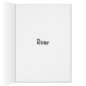 Roaring lion kitten cards (Inside (Right))