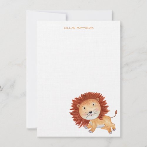 Roaring Lion note cards