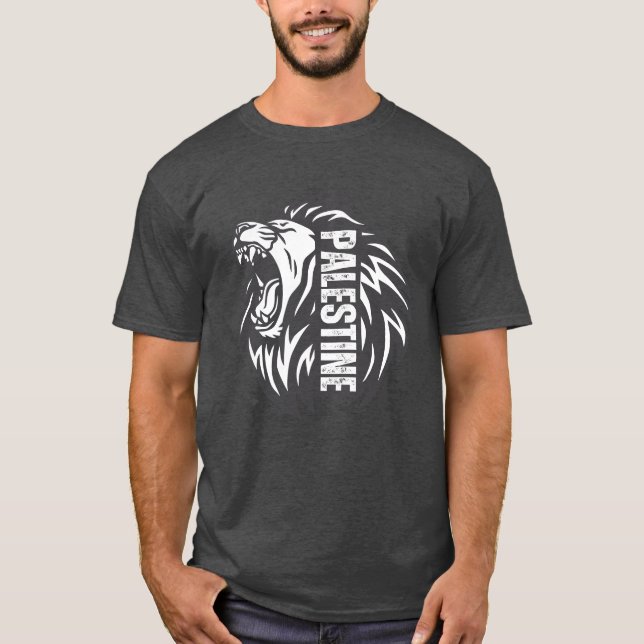 Roaring Lion of Palestine T-Shirt – Resistance (Front)