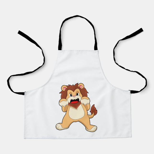 Roaring Lion.PNG Apron (Front)