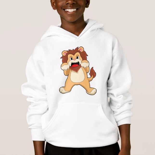 Roaring Lion.PNG Hoodie (Front)