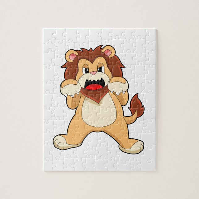 Roaring Lion.PNG Jigsaw Puzzle (Vertical)