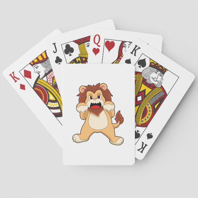 Roaring Lion.PNG Poker Cards (Back)