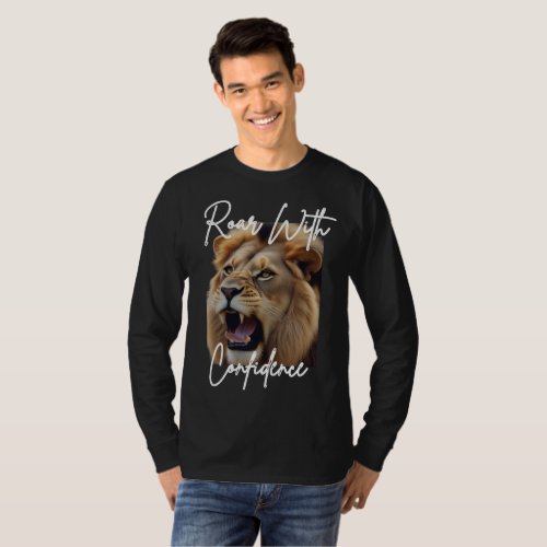 Roaring Lion Roar With Confidence Graphic Tee