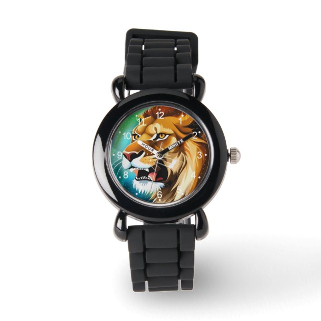 Roaring Lion Side Posed Portrait-57566 Watch (Front)