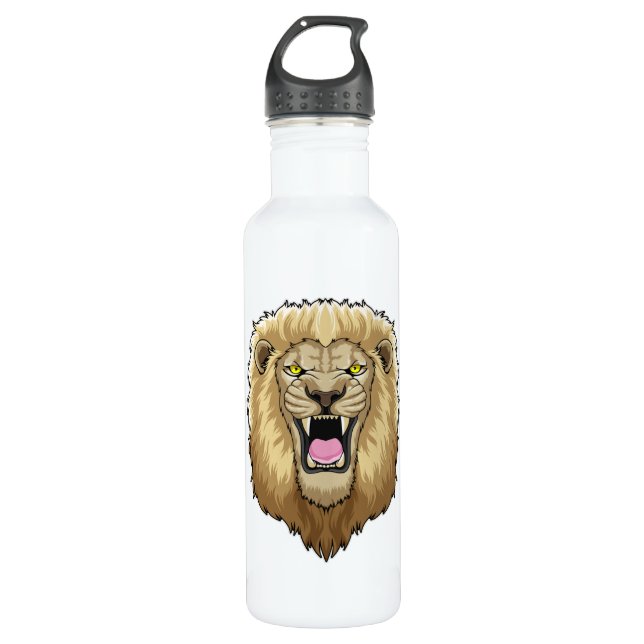 Roaring Lion Stainless Steel Water Bottle (Front)