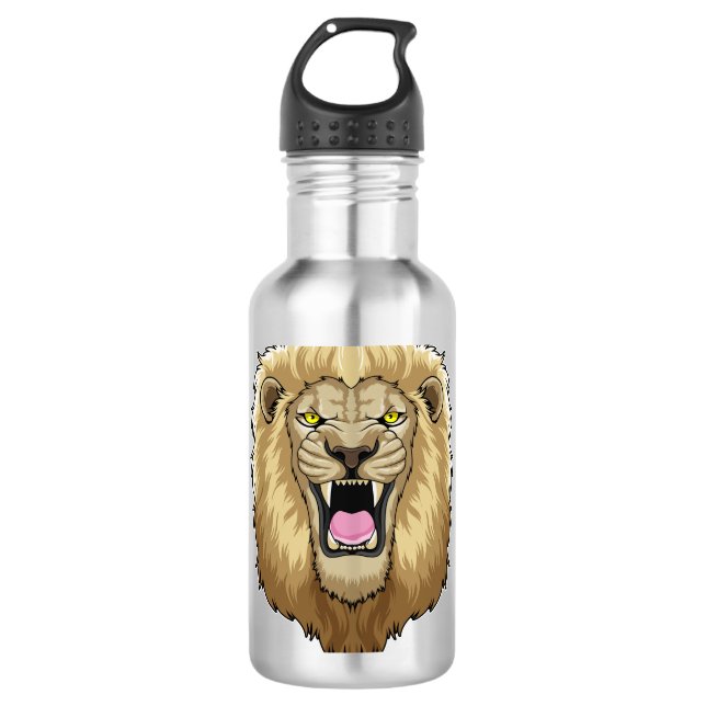 Roaring Lion Stainless Steel Water Bottle (Front)