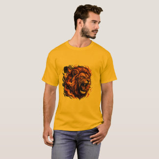 Roaring Lion T-Shirt – Fierce Power Graphi