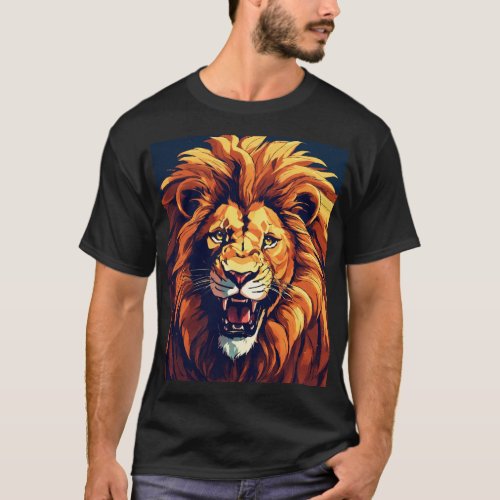 Roaring Lion T_Shirt _ Men Women  Kids