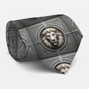 Roaring Lion Tie Masculine Men's Fashion