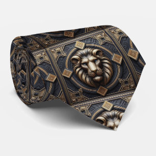 Roaring Lion Tie Masculine Men's Fashion