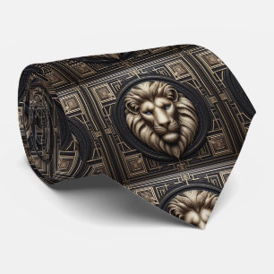 Roaring Lion Tie Masculine Men's Fashion