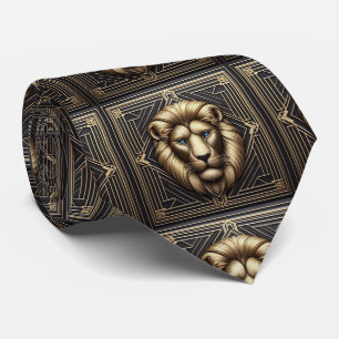 Roaring Lion Tie Masculine Men's Fashion