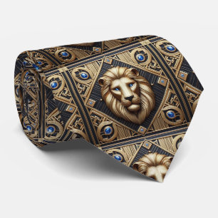 Roaring Lion Tie Masculine Men's Fashion