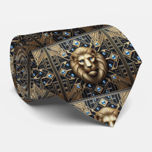 Roaring Lion Tie Masculine Men's Fashion