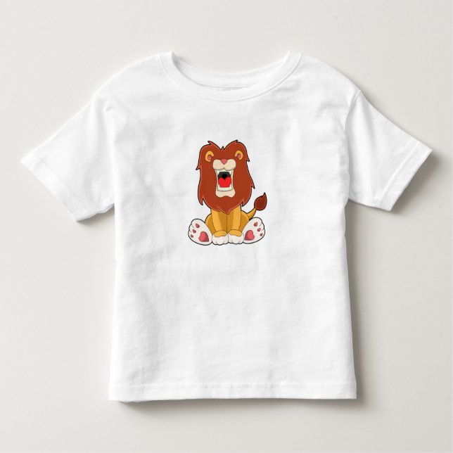 Roaring lion toddler t-shirt (Front)