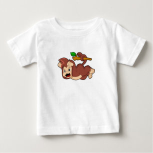 Roaring Monkey Baby T-Shirt