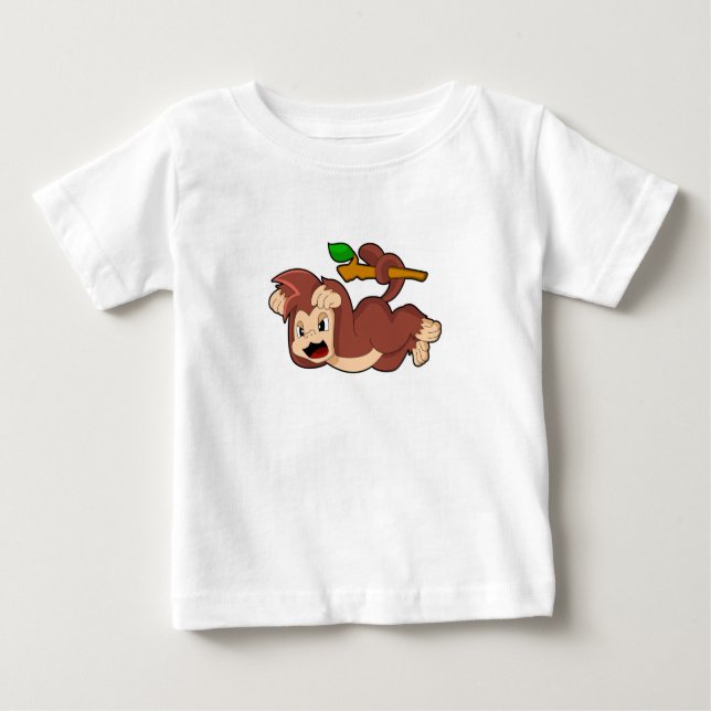 Roaring Monkey Baby T-Shirt (Front)