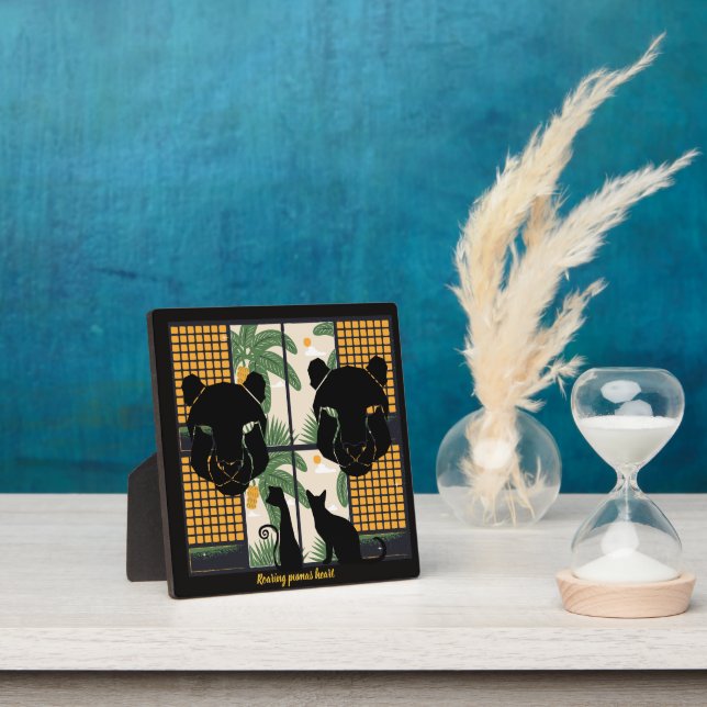 Roaring Pumas Hearts  Plaque (Insitu)