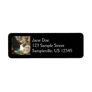Roaring River Falls at Kings Canyon National Park Label