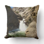 Roaring River Falls at Kings Canyon National Park Throw Pillow