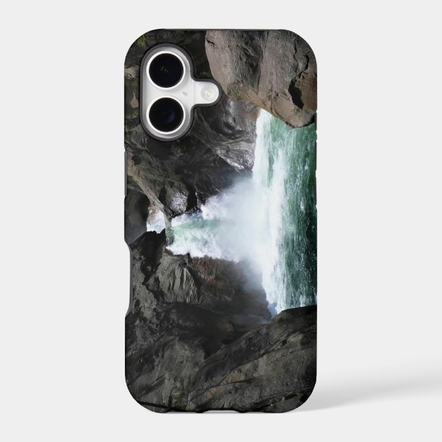 Roaring River Falls, King's Canyon, CA Iphone Case (Back)